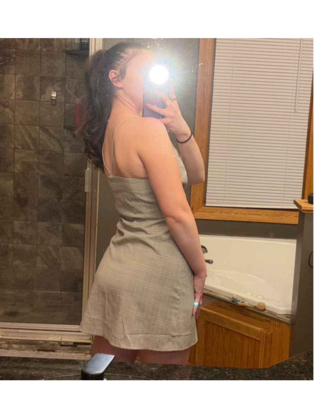 Showpo Mini Wrap / Tie Back Gingham Dress - Picture 4 of 5